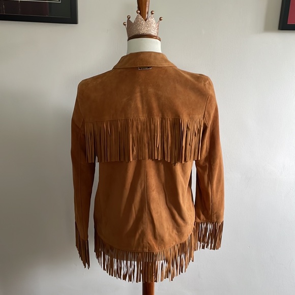 Beautiful Suede Fringe Simona Barbieri Jacket - Picture 6 of 12